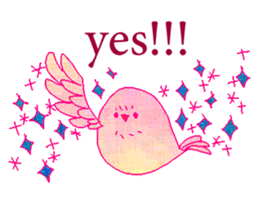 little bird and sweets sticker #10945312