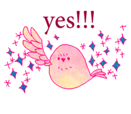 little bird and sweets sticker #10945312