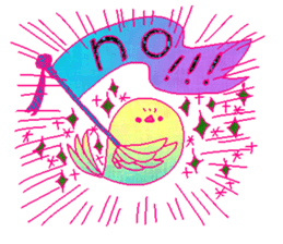 little bird and sweets sticker #10945313