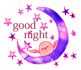 little bird and sweets sticker #10945322