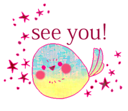 little bird and sweets sticker #10945325