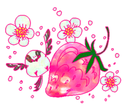 little bird and sweets sticker #10945326