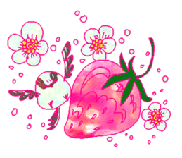 little bird and sweets sticker #10945326