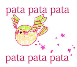 little bird and sweets sticker #10945327