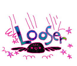 little bird and sweets sticker #10945332