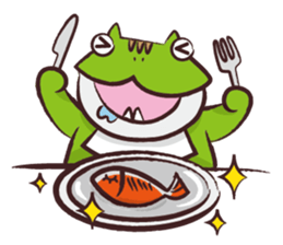 Pacman Frog 2-Daily Life sticker #10945337