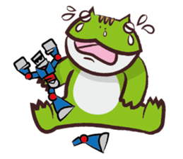 Pacman Frog 2-Daily Life sticker #10945348