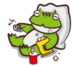 Pacman Frog 2-Daily Life sticker #10945353