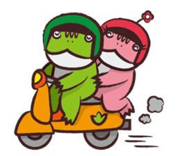 Pacman Frog 2-Daily Life sticker #10945356