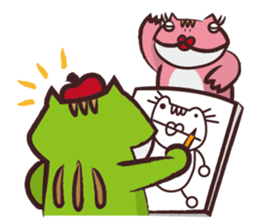 Pacman Frog 2-Daily Life sticker #10945358
