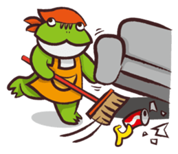 Pacman Frog 2-Daily Life sticker #10945361