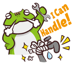 Pacman Frog 2-Daily Life sticker #10945362