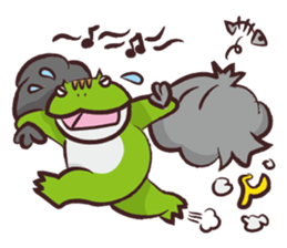 Pacman Frog 2-Daily Life sticker #10945363