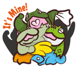 Pacman Frog 2-Daily Life sticker #10945366
