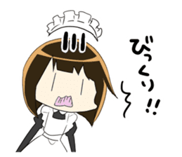 japanese maid is so cute sticker #10946067