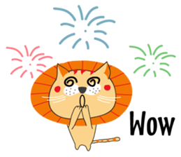 Super Ruffled Cat sticker #10946097