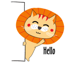 Super Ruffled Cat sticker #10946098