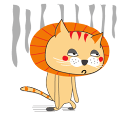 Super Ruffled Cat sticker #10946106