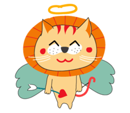 Super Ruffled Cat sticker #10946111