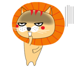 Super Ruffled Cat sticker #10946114