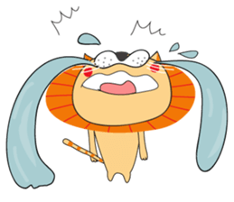 Super Ruffled Cat sticker #10946117