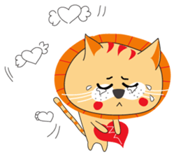 Super Ruffled Cat sticker #10946124