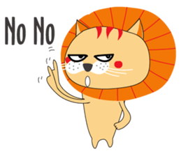 Super Ruffled Cat sticker #10946125