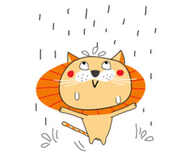 Super Ruffled Cat sticker #10946126