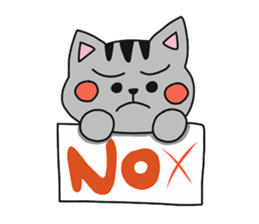 You need Cat sticker #10946471