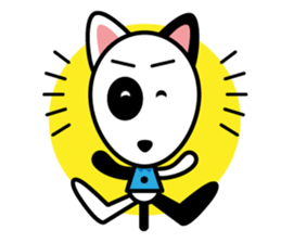 Happy dog life. sticker #10946823