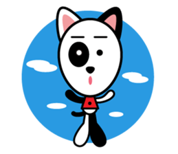 Happy dog life. sticker #10946833