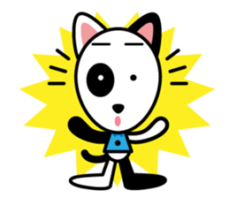 Happy dog life. sticker #10946835