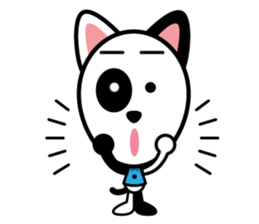 Happy dog life. sticker #10946837