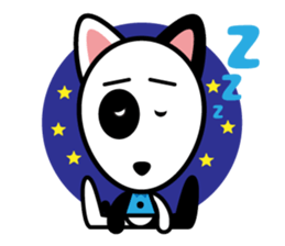 Happy dog life. sticker #10946839