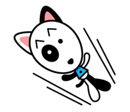 Happy dog life. sticker #10946841