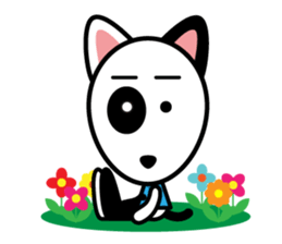 Happy dog life. sticker #10946844