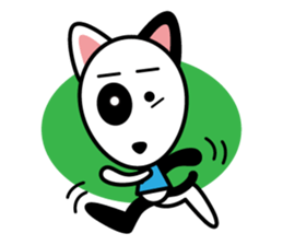 Happy dog life. sticker #10946846