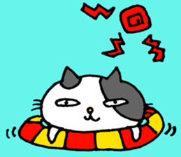 Handwriting more than one cat vol.2 sticker #10946923