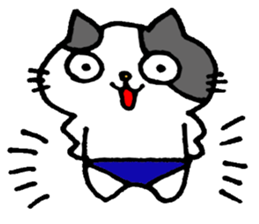 Handwriting more than one cat vol.2 sticker #10946924