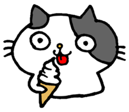 Handwriting more than one cat vol.2 sticker #10946933