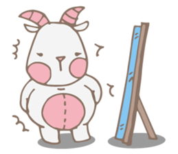 Piggo and Goaty sticker #10947108