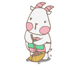 Piggo and Goaty sticker #10947119