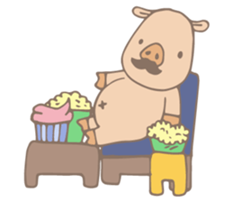 Piggo and Goaty sticker #10947120