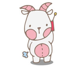 Piggo and Goaty sticker #10947134