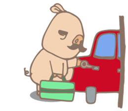 Piggo and Goaty sticker #10947135