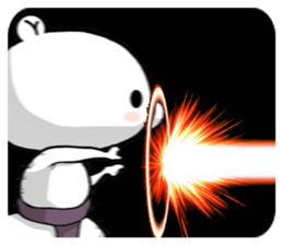 Bear became wrestlers. sticker #10947296