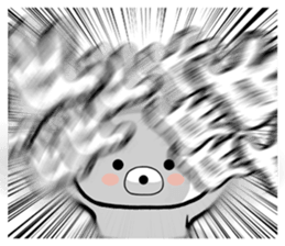 Bear became wrestlers. sticker #10947297