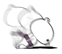 Bear became wrestlers. sticker #10947300