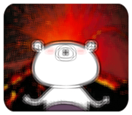 Bear became wrestlers. sticker #10947303