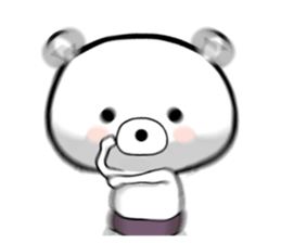 Bear became wrestlers. sticker #10947307